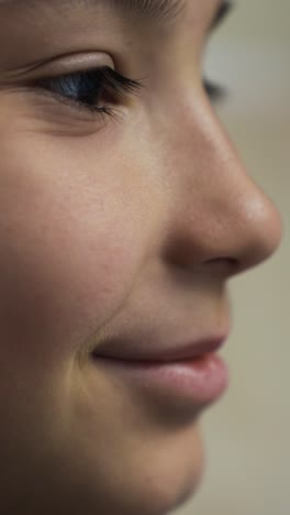 Closeup-view-of-boy's-face