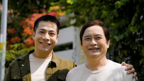 Senior-and-young-asian-men-outdoor