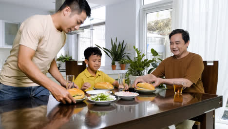 Asian-men-and-boy-in-the-kitchen