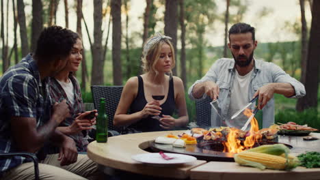 People-having-rest-on-grill-party