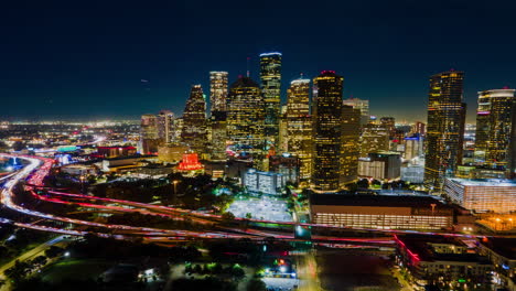 Houston-Downtown-Drohnen-Zeitraffer