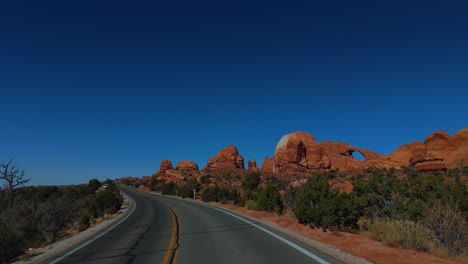 Cinematic-Arches-Nationalpark-In-Utah,-USA