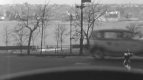 Panorama-Des-Hudson-River-Aus-Einem-Auto-In-New-York-City-Der-1930er-Jahre