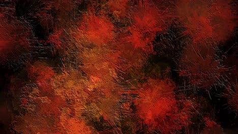 Animation-of-splotchy-grunge-red-background