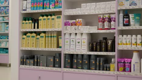 Pharmacy.-Various-Cosmetics-Products.-Database-Drugs-Shelves.-Drugstore