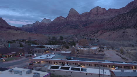 Zion-Park-Motel-in-Sprindale-Utah,-just-outside-of-Zion-National-Park