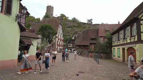 The-location-of-Kaysersberg,-its-curious-silhouette,-its-numerous-constructions-of-the-past-make-it-one-of-the-prettiest-cities-among-the-cities-of-the-Alsatian-vineyard