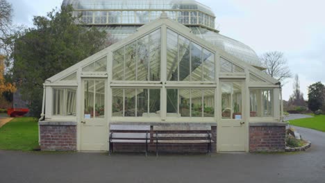 The-outside-view-of-the-Glasnevin-National-Botanical-Gardens-greenhouses