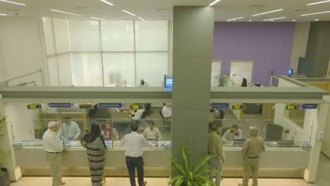 Banking-Hall-with-Customers-in-Pakistan