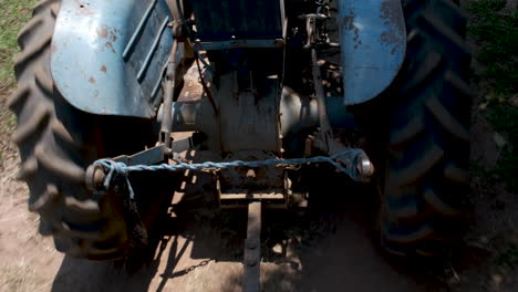 POV-riding-trailer-being-pulled-by-tractor