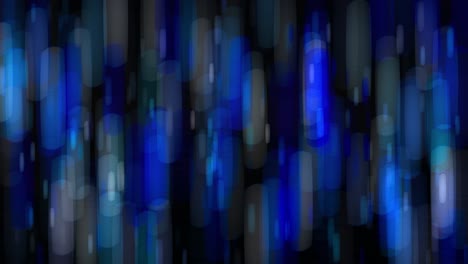 Animation-of-stretched-rounded-square-bokeh-with-vibrant-blue-tones