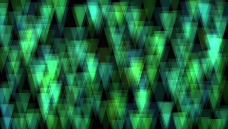 Animation-of-triangle-emerald-green-bokeh