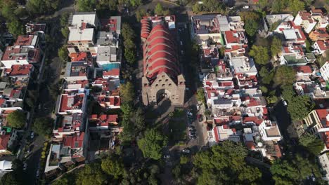 Iglesia-De-San-Agustín,-En-El-Corazón-De-Polanco,-Ciudad-De-México