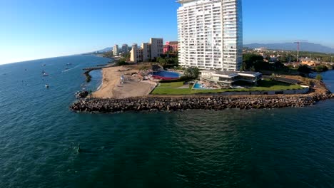 Aerial-view-leaving-Puerto-Vallarta
