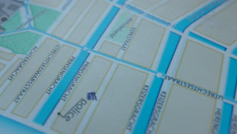 detail-shot-of-a-physical-map-of-Amsterdam