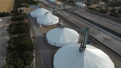 Aerial-top-down-shot-of-big-silos-for-grain-storage-in-countryside-of-Western-Australia