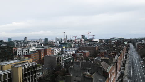 Cranes-and-apartment-buildings-near-Trinity-College-and-Museum-district-of-Dublin-Ireland