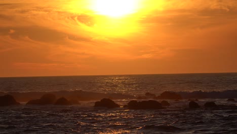Monterey-Bay,-California;-4K-Coastal-Sunset