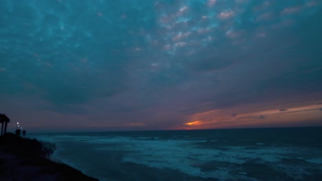 Beautiful-sunset-at-the-beach-Time-lapse