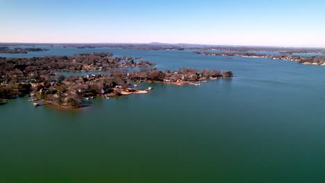 Lake-Norman-NC,-North-Carolina-Luftaufnahme
