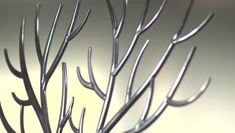 Kunststoff-Gazelle-Hornzweige,-Plattenspieler-Hintergrund,-Lichtfolie
