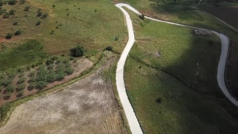 White-Winding-roads-in-Sicily.-Drone-view