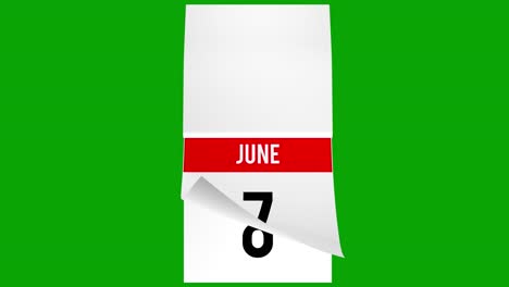 Juni-Tageskalender-Mit-Animierten-Umblätterseiten-Und-Einer-Weißen-Seite-Am-Ende-Zum-Schreiben-Ihrer-Nachricht