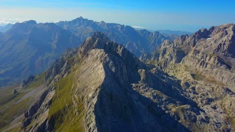 Drone-ballet-over-Picos-de-Europa:-Peaks-rise-like-nature's-grand-pillars