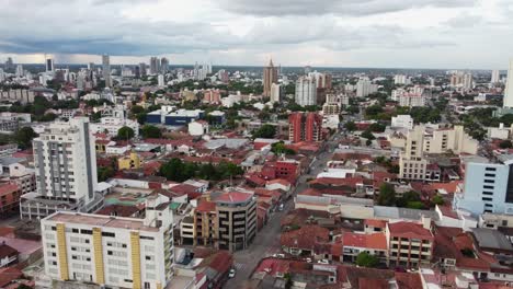 Aerial-view-of-city-skyline:-Santa-Cruz-de-la-Sierra-in-Bolivia