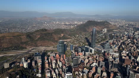 Santiago-de-Chile-financial-district-downtown-providencia