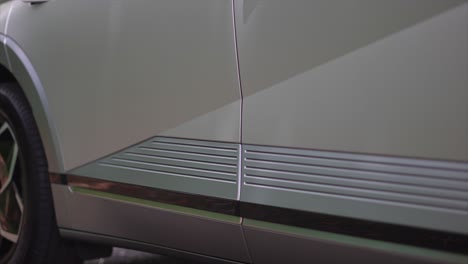 Hyundai-Ioniq-5,-Auto-Electrico-Moderno,-Energía-Sostenible,-Energía-Verde,-Coche-Ev