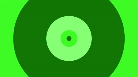 Ilusión-óptica-Círculo-Forma-Fondo-Animado-Diseño-De-Movimiento-Gráfico-Túnel-Efecto-Visual-Color-Verde-Lima