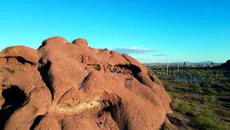 Hole-in-the-Rock--|-Tempe-Arizona---Drone-Scenic