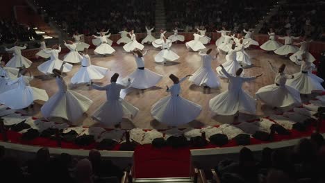 Espectáculo-De-Danza-De-Derviches-Sufíes-En-Konya,-Turquía