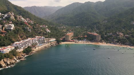 Mismaloya-Beach-resort-town-near-Puerto-vallarta-aerial-of-riviera-Nayarit-Mexican-tourism