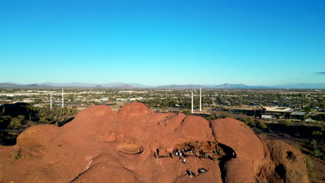 Hole-in-the-Rock--|-Tempe-Arizona---Drone-Scenic