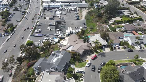 Luftaufnahme---Häuser-In-Newport-Beach,-Kalifornien