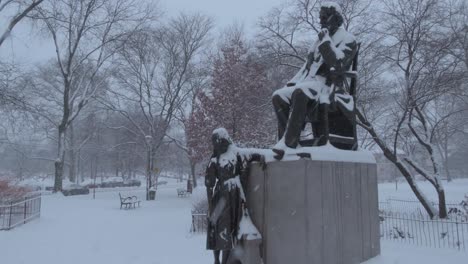 Dickens-State-in-Clark-Park-during-snowstorm