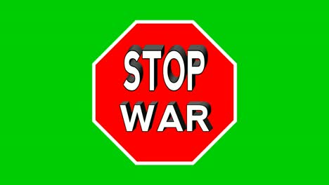 STOP-WAR-Text-animation-motion-graphics-on-red-on-green-screen-background-video-elements