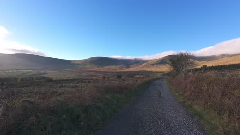 Trail-to-the-Mountain-Comeragh-Mountains-Waterford-Ireland-on-a-winter-afternoon