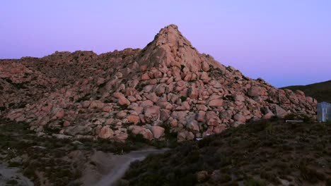 Temple-Peak-Desert-Rock-Formation-located-in-DeAnza-Springs-in-Jacumba,-California-just-east-of-San-Diego,-California-1