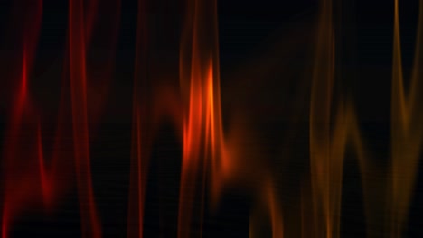 Animation-Von-Sich-Langsam-Bewegenden-Stilisierten-Flammen