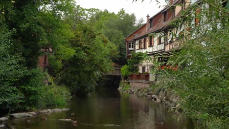 Fluss-Fließt-Durch-Das-Dorf-Kayserberg