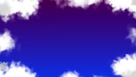 Weicher-Und-Verträumter-Wolkenhimmel-Hintergrund,-Animation,-Bewegungsgrafik,-Visuelles-Muster,-Wetter,-Natur,-Farbverlauf,-Violett,-Blau