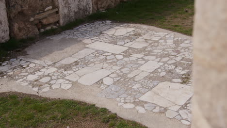 Close-up-of-ancient-stone-road-in-Laodicea