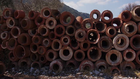 A-stack-of-ancient-drainage-pipes-in-Ephesus