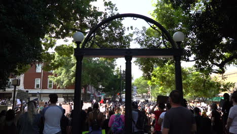 Protesta-Universitaria-Pacífica-En-La-Universidad-De-Georgia