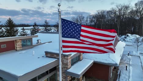 American-flag-in-winter