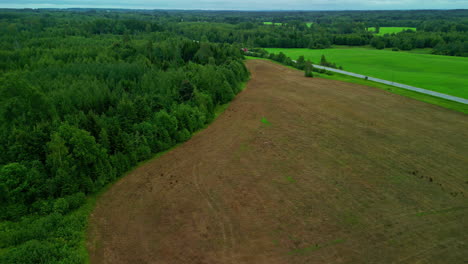 Lush-coniferous-forest-meets-stark-deforested-land-in-a-poignant-aerial-view