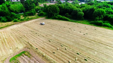 Tractor-Agriculture-Farming-Aerial-View